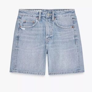 TRF Mid Rise Denim Shorts